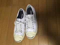 コンバース ジャックパーセル レザー 白のサムネイル