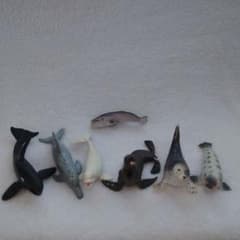 動物ミニフィギュア 海の動物７体セット