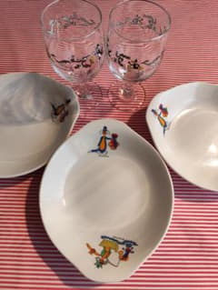 LOONEY TUNES 　グラス　　昭和レトロ　 レトロポップ　カレー皿 LOONEY TUNES グラス 昭和レトロ レトロポップ カレー皿 - メルカリ