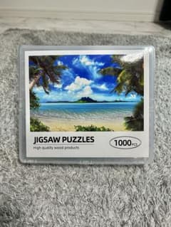 木製ジグソーパズル 1000ピース ビーチ風景のサムネイル
