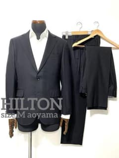 HILTON◇ヒルトン◇メンズ2パンツスーツセットアップ スーツブランド