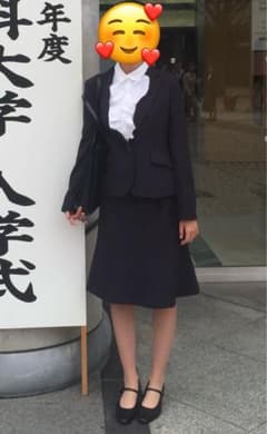 青山　入学式スーツ　ブラウス　靴一式のサムネイル