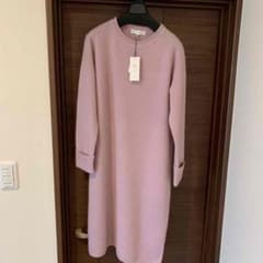 ラスト1点　【新品】組曲　カラーラクーンニット ワンピース ワンピースのサムネイル