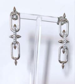 登坂広臣 OMI タイタン スパイク付きリンクチェーンピアス WG - メルカリ