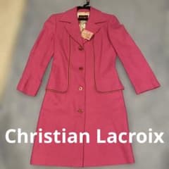 美品】クリスチャン・ラクロワ ピンク ロングコート 36 - メルカリ