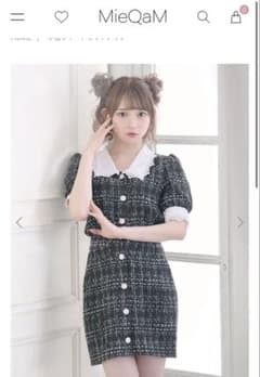 MieQaM 半袖ツイードセットアップのサムネイル
