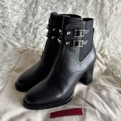 未使用級】VALENTINO ヴァレンティノ ロックスタッズ サイドゴアブーツ
