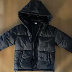 ANAP KIDS ブラックダウンコート Lサイズのサムネイル
