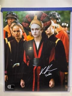 SWAU キーラ・ナイトレイ キャラ名入りサイン スターウォーズ