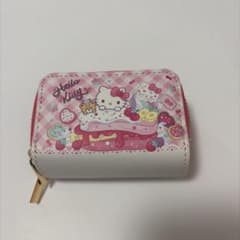 Hello Kitty ピンクチェック ミニコインケース キーケースのサムネイル