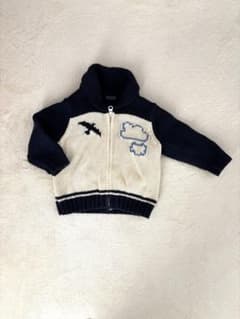 babyGap ベビーセーター 6-12ヶ月 ネイビー/ベージュのサムネイル