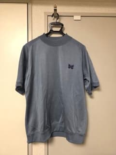 Needles モックネック 半袖Tシャツ ブルー Mのサムネイル