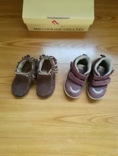 MINI-K フリンジ14.0センチ　ミキハウスマジックテープ15.0センチのサムネイル
