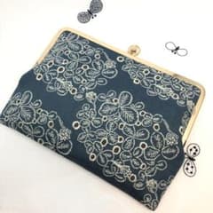 mimosaさま専用 ミナ ペルホネン ファブリック 使用 ハンドメイド がま口のサムネイル