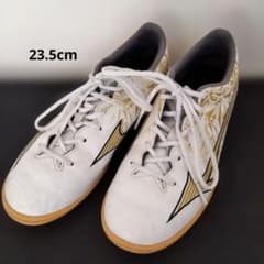 MIZUNO ALPHA フットサルシューズ ホワイト ゴールドのサムネイル