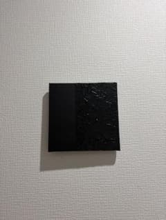 テクスチャーアート パネル キャンバス ブラックのサムネイル