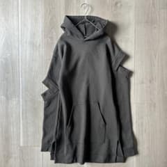 極美品＊LIMI feu ヨウジヤマモト 裏毛 ロングパーカー S 変形 極美品＊LIMI feu ヨウジヤマモト 裏毛 ロングパーカー S 変形 - メルカリ