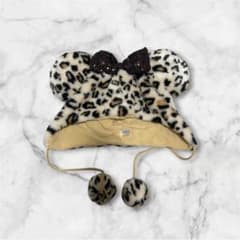 Tokyo Disney Resort ミニー ヒョウ柄 ファンキャップのサムネイル