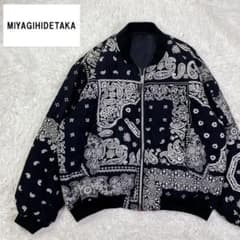 MIYAGI HIDETAKAバンダナMA-1リバーシブルボンバージャケット L - メルカリ
