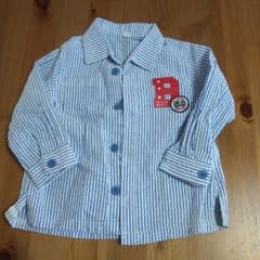 ストライプ柄シャツ サイズ90のサムネイル