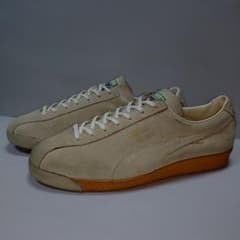 PUMA目付きプーマ70sユーゴスラビア製テークTE-KUベージュスェード27 
