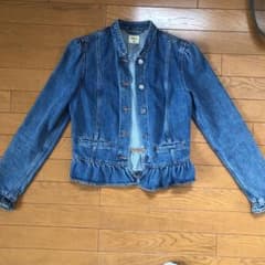 デニムジャケット GAP 裾 袖 フリルのサムネイル