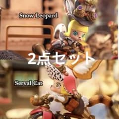 おまけ付き）POPMARTMOLLY スチームパンク アニマルバイク2点セット