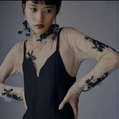 AMERI VINTAGE UND FUR EMBROIDERY SKINTOP - メルカリ