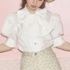 Treat Ürself リボンタイブラウス ごんブラウス トリートユアセルフ