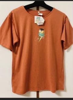 アイスクリームモチーフ 半袖Tシャツ テラコッタ