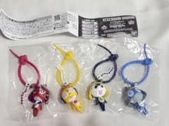 ケロロ軍曹 カラフルマルチチャーム 4種セット ギロロ クルル　タママ ドロロのサムネイル