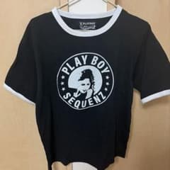 PLAYBOY 半袖Tシャツ ブラックのサムネイル