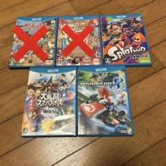 Wii U ゲームソフト 3本セットのサムネイル