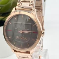 稼働FURLA ローズゴールド クオーツ腕時計新品電池A34のサムネイル