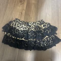 レオパード柄 レース ミニスカート フレアのサムネイル