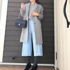 ZARA★美品 アイスブルーガウチョのサムネイル