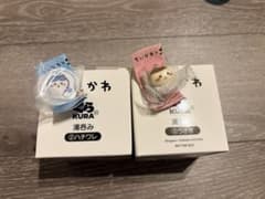 ちいかわ✖️くら寿司 湯呑み 2種➕缶バッジ ハチワレ、フィギュアくりまんじゅうのサムネイル
