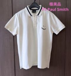 極美品 PS Paul Smith ポロシャツ アイボリー系ホワイトS - メルカリ