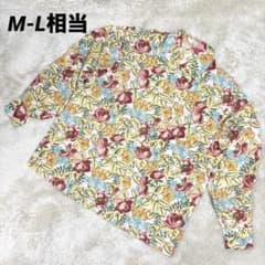STILE OVO 花柄ブラウス 長袖 総柄 カラフル レディース M-L相当のサムネイル