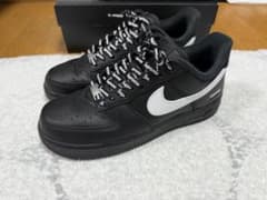 け*ー様 Nike Air Force 1 Supreme ブラック/ホワイトのサムネイル