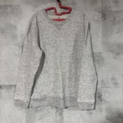 #0206 140cm グレー 長袖　無印良品　トレーナー スウェット