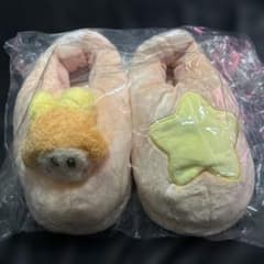 星のカービィ　はぐっとふわもふスリッパ　ワドルディ