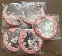 東京エイリアンズ 東エリ ねこっこ 缶バッジ 明明 5点セットのサムネイル