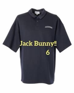 新品】Jack Bunny!! 5分袖 ポロシャツ ネイビー メンズ 6 - メルカリ