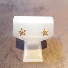 星型ピアス☆K18　プラチナのサムネイル