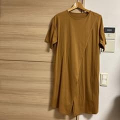レディースロングシャツ ポケット付きLのサムネイル