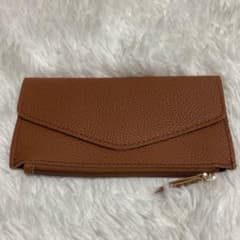 大人気スリム長財布新品ブラウンV - 4