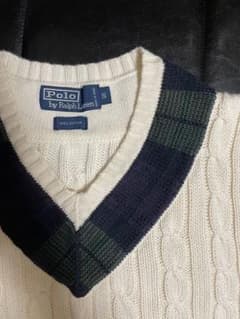 Polo ラルフローレン チルデンベスト コットンニット アイビー - メルカリ