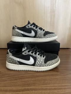 Nike Air Jordan 1 Low エレファント 23㎝ - メルカリ