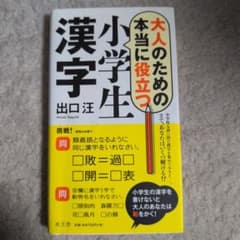 大人のための小学生漢字問題集のサムネイル